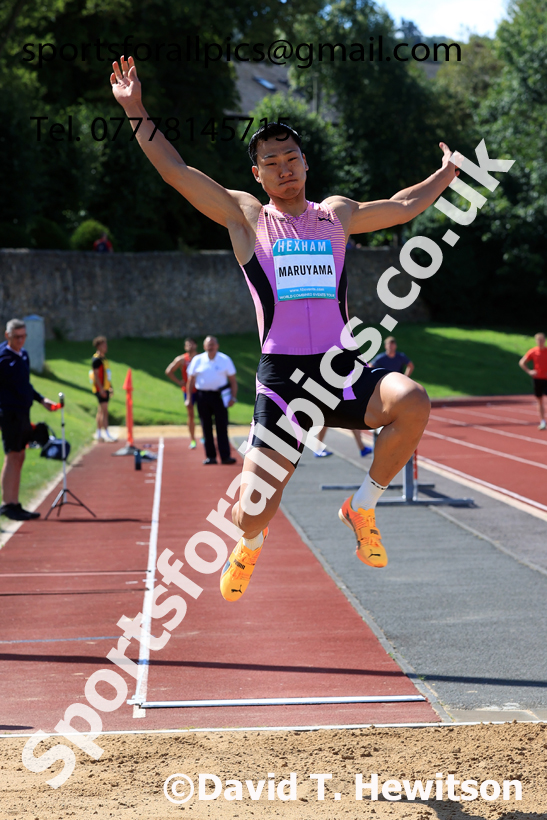 Decathlon long jump, 2025 EAP International Combined Events, Hexham, Northumberland.  Photo: David T. Hewitson/Sports for All Pics
